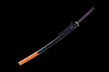 The Hai Senshi Handmade Katana Extra Sharp Spring Steel Unokubi-Zukuri